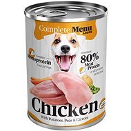 COMPLETE MENU pre psov Monoprotein - kuracie so zeleninou 400 g - Konzerva pre psov