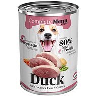 COMPLETE MENU pre psov Monoprotein - kačacie so zeleninou 400 g - Konzerva pre psov