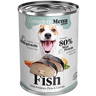 COMPLETE MENU for Dogs Monoprotein - Fish with Vegetables 400g - Canned Dog Food