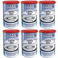 MAX Whole Sprats 400g, 6 pcs - Canned Dog Food