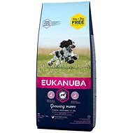 Eukanuba Puppy Medium 15 + 3kg FREE - Kibble for Puppies