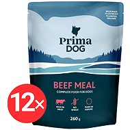 PrimaDog Pouch with Beef 4 × 260g - Dog Food Pouch