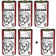 Canibaq Classic Liver 5 × 1250g + 1 free - Canned Dog Food
