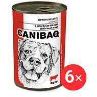 Canibaq Classic Beef 6 × 415 g - Canned Dog Food