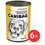 Canibaq Classic Poultry 6 × 415 g - Canned Dog Food