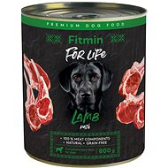 Fitmin for Life Canned lamb for dogs 800 g - Canned Dog Food