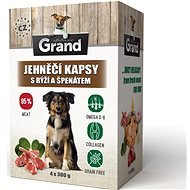 Grand Deluxe Lamb with Rice and Spinach 4 × 300g - Dog Food Pouch