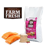 Topstein Farm Fresh Salmon Line All Life Stages 2kg - Dog Kibble