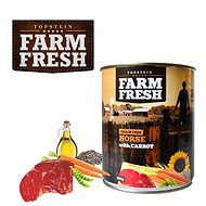 Topstein Farm Fresh Horse with Carrot 800g - Canned Dog Food