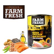 Topstein Farm Fresh Chicken and Salmon with Potatoes 800g - Canned Dog Food