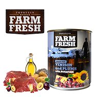 Topstein Farm Fresh Venison and Plums with Potatoes 400g - Canned Dog Food