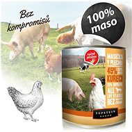 Topstein Chicken Meat in a Tin 850g - Canned Dog Food