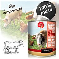 Topstein Beef Meat in a Tin 850g - Canned Dog Food