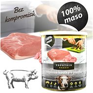 Topstein Pork Cubes in a Tin 800g - Canned Dog Food