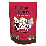 Dolina Noteci Superfood Beef and Goose Heart 300g - Dog Food Pouch