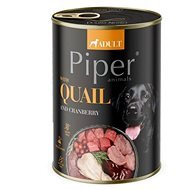 Piper Adult canned food for adult dogs with quail 400g - Canned Dog Food