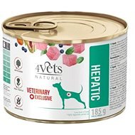 4Vets Natural Veterinary Exclusive Hepatic Dog 185 g - Diétna konzerva pre psov