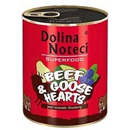 Dolina Noteci Superfood Beef and Goose Heart 800g - Canned Dog Food