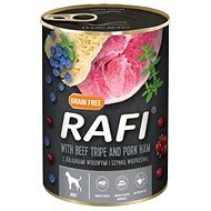 Rafi Pate Beef Tripe with Pork Ham, Blueberries and Cranberries 400g - Pate for Dogs
