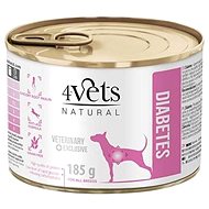 4Vets Natural Veterinary Exclusive Diabetes 185g - Diet Dog Canned Food