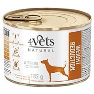 4Vets Natural Veterinary Exclusive Weight Reduction 185g - Diet Dog Canned Food