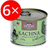 Falco Sense Dog Duck and Chicken 200g 6 pcs - Canned Dog Food
