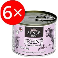 Falco Sense Dog Lamb and Beef 200g 6 pcs - Canned Dog Food