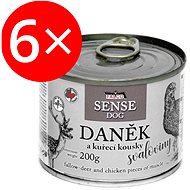 Falco Sense Dog Fallow-deer and Chicken 200g 6 pcs - Canned Dog Food
