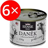 Falco Sense Dog Fallow-deer and Beef 200g 6 pcs - Canned Dog Food