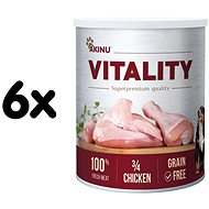 Akinu Vitality 3/4 Chicken 6 × 800g - Canned Dog Food