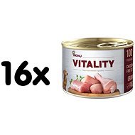 Akinu Vitality Chicken Finely Sliced 16 × 200g - Canned Dog Food