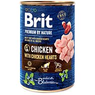 Brit Premium by Nature Chicken with Hearts 400 g - Canned Dog Food