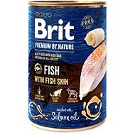 Brit Premium by Nature Fish with Fish Skin 400 g - Konzerva pre psov