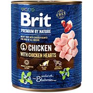 Brit Premium by Nature Chicken with Hearts 800 g - Canned Dog Food