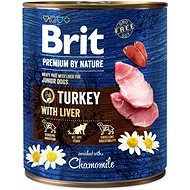 Brit Premium by Nature Turkey with Liver 800 g  - Konzerva pre psov