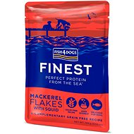 FISH4DOGS Finest mackerel with squid 100 g - Dog Food Pouch