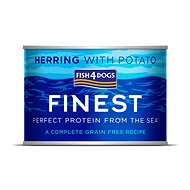 FISH4DOGS Canned food for dogs Finest herring with potatoes 185 g - Canned Dog Food