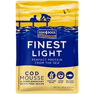 FISH4DOGS Delicious pocket for dogs 99% cod 100 g - Dog Food Pouch