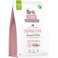 Brit Care Dog Sustainable s hmyzom a rybou Sensitive 3 kg - Granuly pre psov