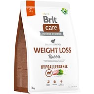 Brit Care Dog Hypoallergenic with rabbit Weight Loss 3 kg - Dog Kibble