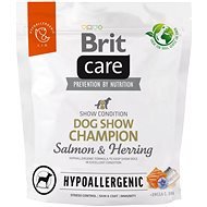 Brit Care Dog Hypoallergenic s lososom a sleďom Dog Show Champion 1 kg - Granuly pre psov