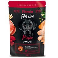Fitmin For Life Dog Menu meat mix kapsička 350 g - Kapsička pro psy