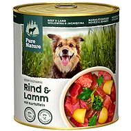 Pure Nature Dog Adult canned beef and lamb 800 g - Canned Dog Food