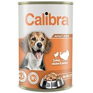Calibra Dog canned turkey, chicken and pasta in jelly 1240 g - Canned Dog Food