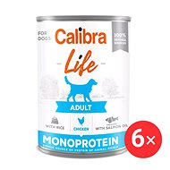 Calibra Dog Life canned food for adult dogs with chicken and rice 6 × 400 g - Canned Dog Food