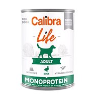 Calibra Dog Life canned food for adult dogs with duck and rice 400 g - Canned Dog Food