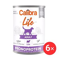 Calibra Dog Life canned food for adult dogs with lamb 6 × 400 g - Canned Dog Food