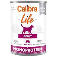 Calibra Dog Life canned food for adult dogs with boar and cranberries 400 g - Canned Dog Food