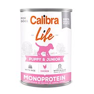 Calibra Dog Life canned food for puppies and juniors with chicken and rice 400 g - Canned Dog Food