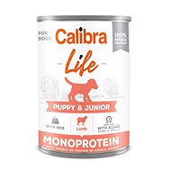Calibra Dog Life canned food for puppies and juniors with lamb and rice 400 g - Canned Dog Food